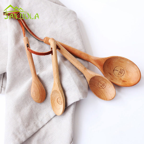 Kitense® Wooden Measuring Spoons